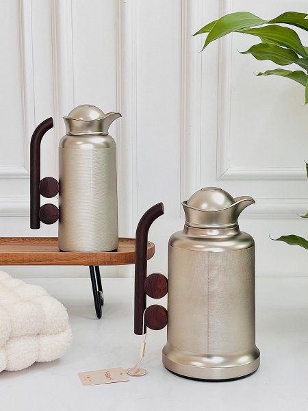 طقم 2 براد قهوة معدن ثقيل