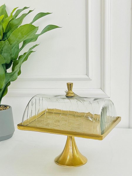 مضيفة مع قاعده نحاس هندي