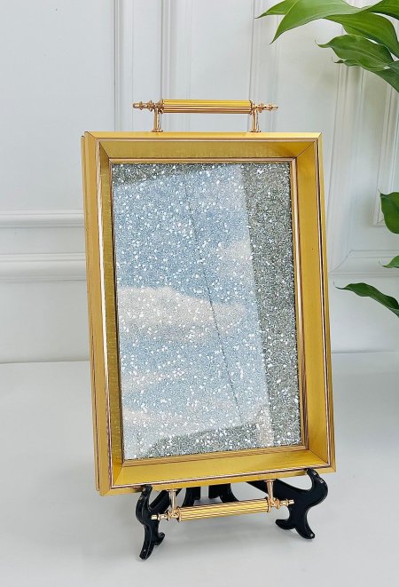 صنية تقديم رش سكر حجم وسط