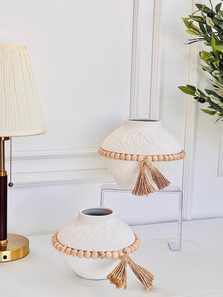 طقم 2 مزهرية حجري