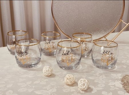 طقم 6 كاسات الشجرة