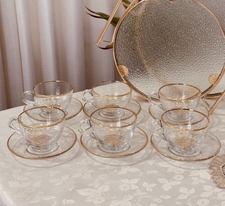 طقم 6 فنجان قهوة الشجرة