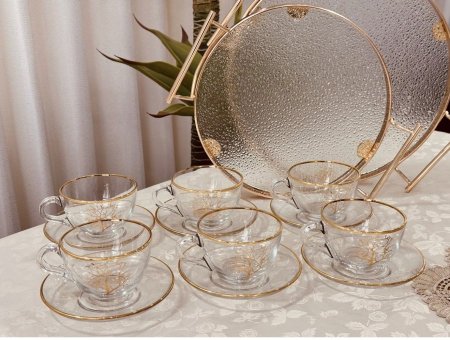 طقم 6 فنجان شاي الشجرة