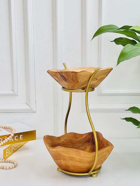 جاط فواكة خشب 2 طابق