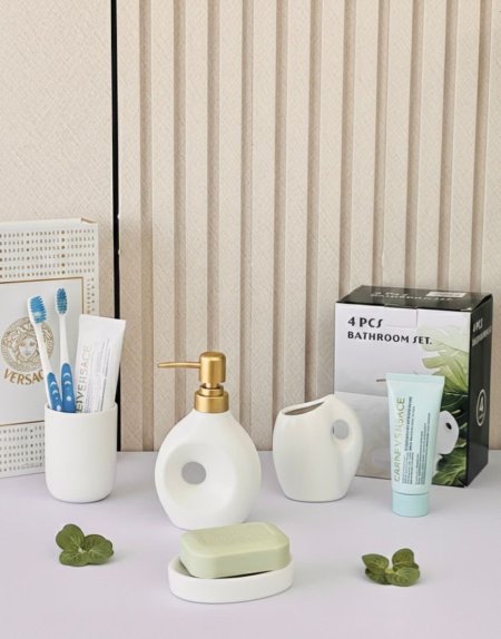 طقم حمام بورسلان 4 قطع