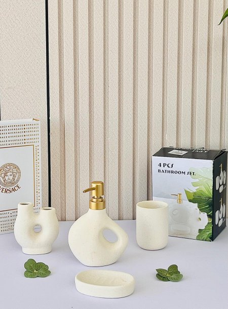 طقم حمام بورسلان 4 قطع