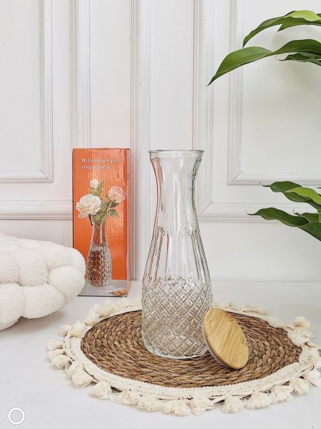 قنية شراب غطاء خشب