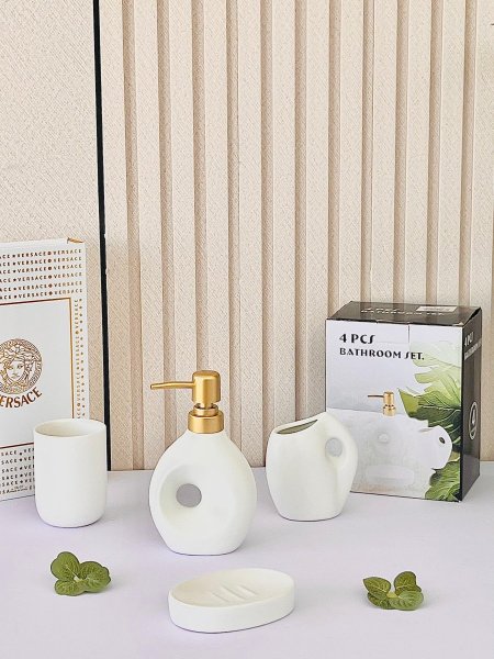 طقم حمام بورسلان 4 قطّع