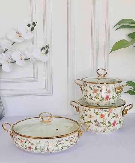 طقم 2 طناجر + 1 مقلى