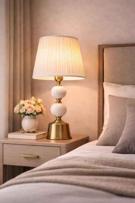 طقم 2 تيبل لامب حجري