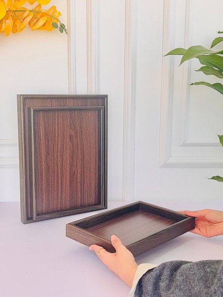 طقم 3 صواني خشب