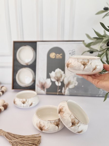 طقم 6 صحن مكسرات