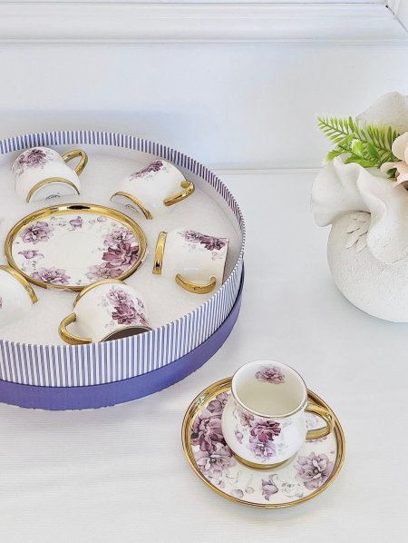 طقم 6 فنجان شاي