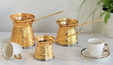 طقم 3 غلايات نحاسي تركي