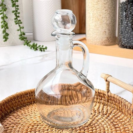 ابريق زيت وليمون زجاج