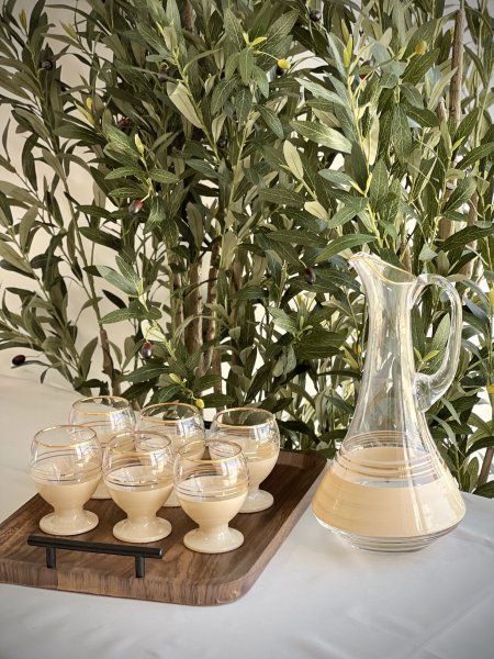 طقم 6 كاسات شراب ميرانو