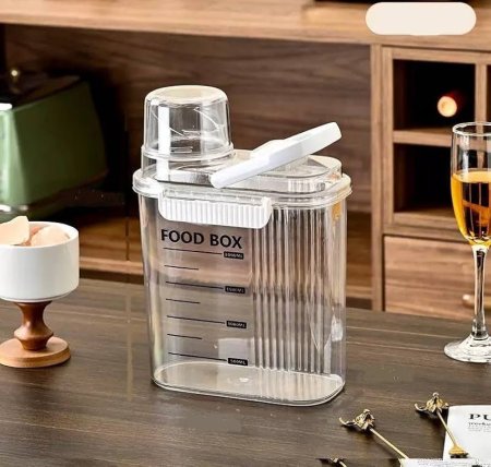 علبة مونة أكرليك حجم صغير