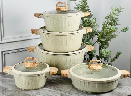 طقم طناجر تيفال 5 قطع الاصلي