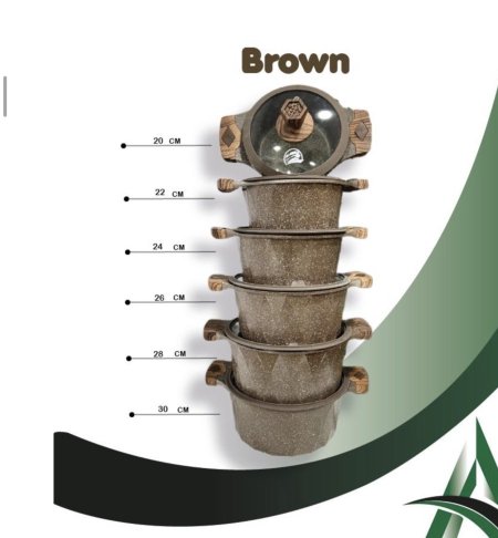 طقم طناجر 6 قطع الاصلي
