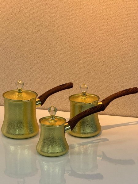 طقم 3 غلاية ذهبي