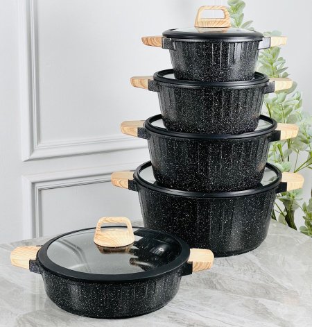 طقم طناجر تيفال 5 قطع الاصلي